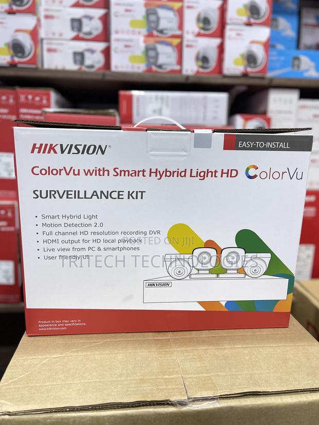 Hikvision 4ch Kit 2mp/1080p Full-Color Vu + Audio 500gb HDD · Photo 3