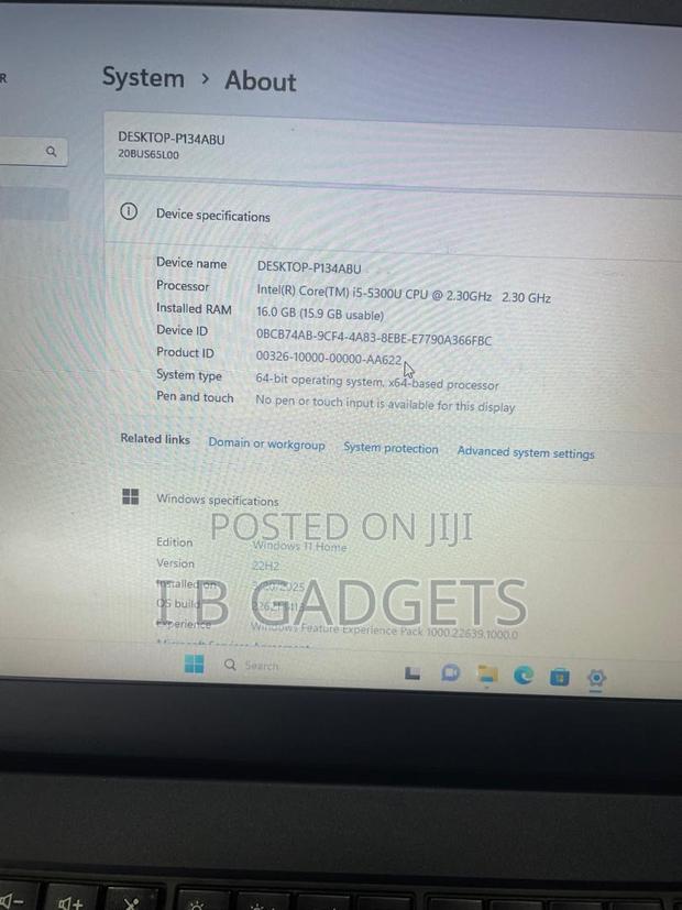 Laptop Lenovo ThinkPad T450 16GB Intel Core I5 HDD+SSD 250GB photo 2