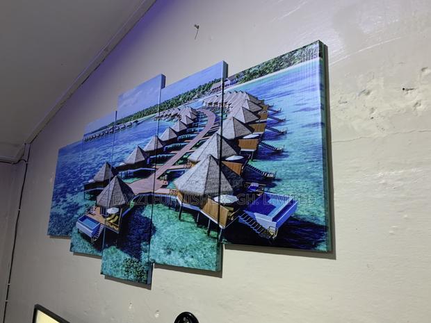 Beach House Ultimate Paradise 5 Panels Wall Art Canvas Frame · Photo 3