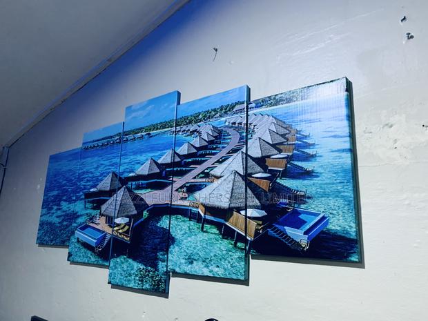 Beach House Ultimate Paradise 5 Panels Wall Art Canvas Frame · Photo 4