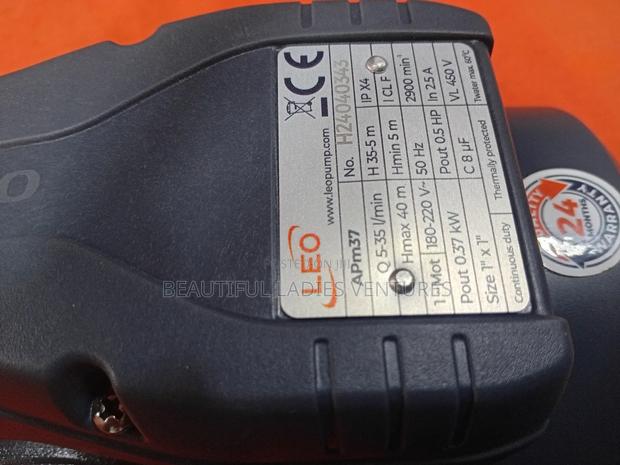 Leo Iron Cast Water Pump 0.5hp Super Strong and Long Lasting · Photo 4