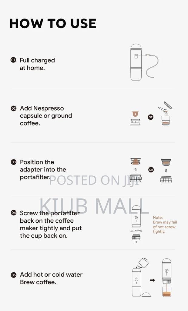 Rechargeable Portable Espresso Coffee Machine photo 10