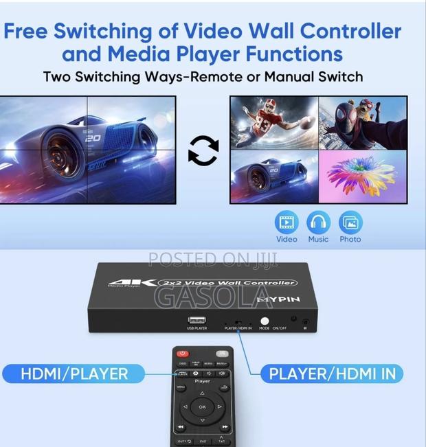 2 × 2 Video Wall Controller Splicer Display photo 4