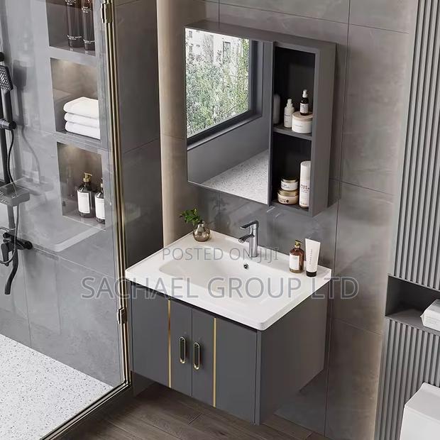 Cabinet Basin With Mirror 80 · Photo 4