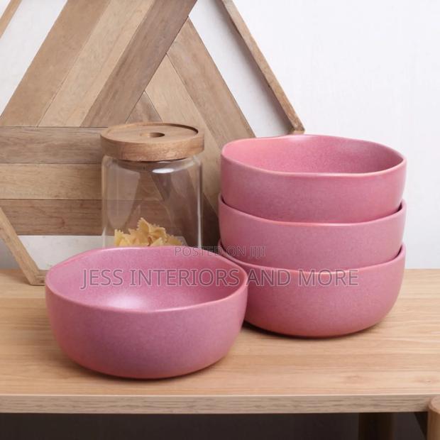 16-Piece Dinnerware Set Stoneware
(Pink) · Photo 4