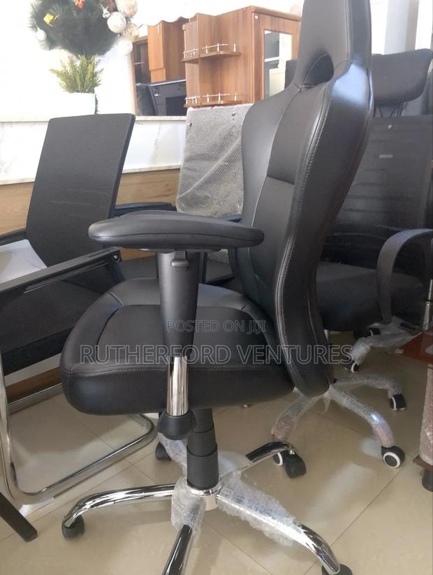Orthopedic Leather Chair With Adjustable photo 2