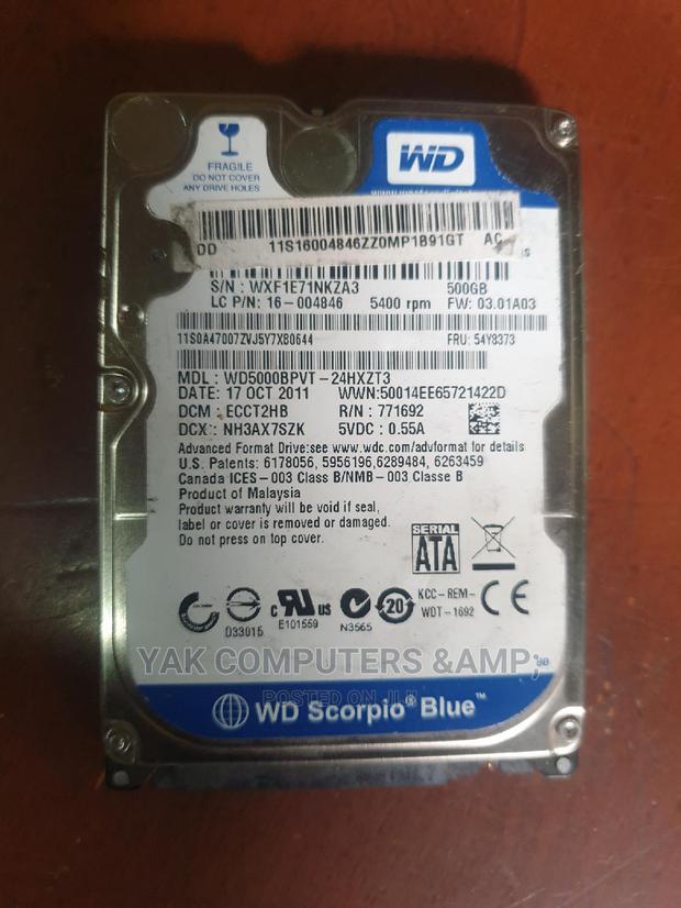 500gb Laptop Hdd Wd