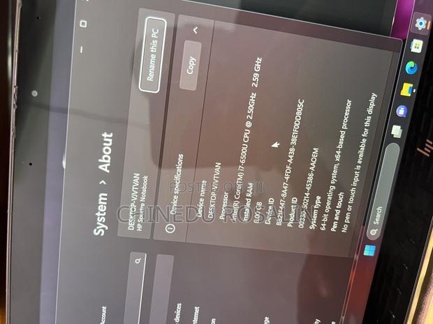 Laptop HP Spectre 8GB Intel Core I7 SSD 256GB photo 3