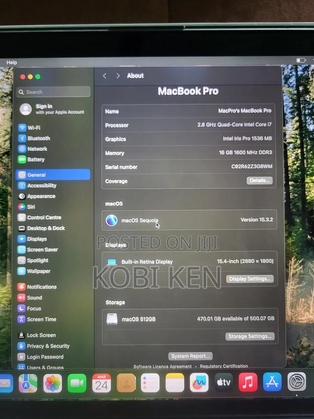 Laptop Apple MacBook Pro 2015 16GB Intel Core i7 SSD 512GB photo 4