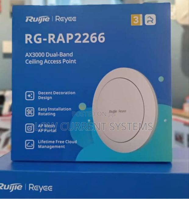 Ruijie Access Point Wifi 6 Dual Band Ceiling Ap Ip Long Rang · Photo 2