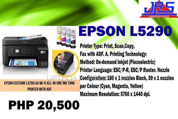 Epson Ecotank L5290 A4 Wi-Fi All-in-One Ink Printer With Adf photo 2
