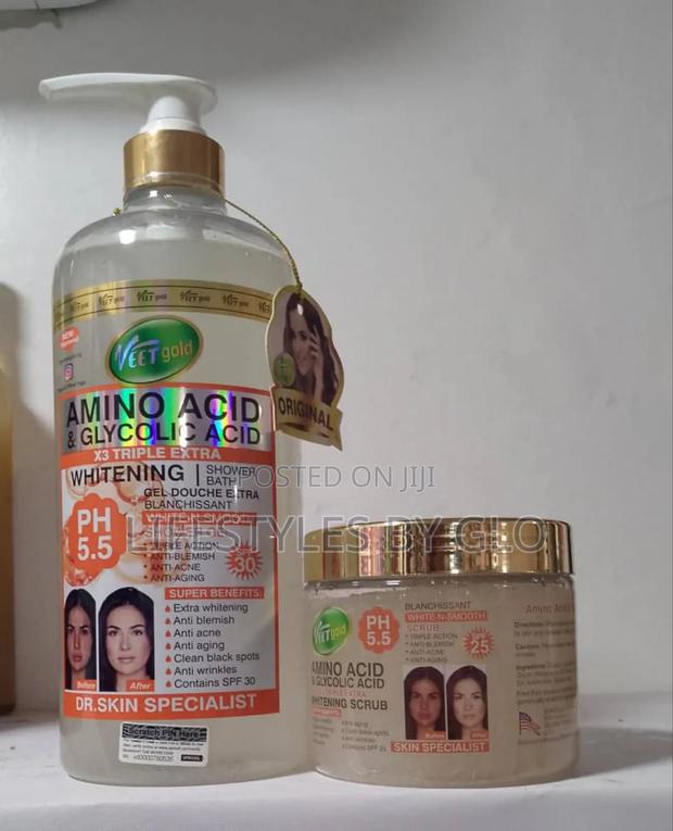 Veetgold Amino Acid Glycolic Acid Shower Gel Body Scrub · Photo 2