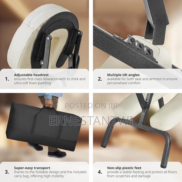Adjustable Massage Chair With Extra-Thick Padding photo 4