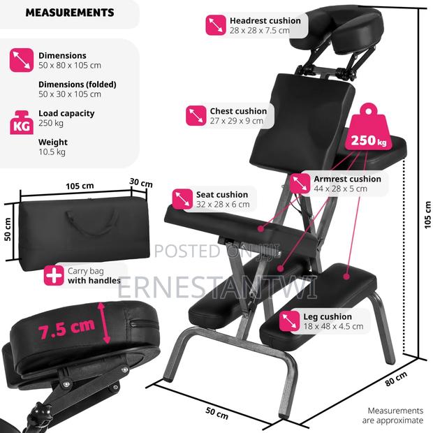 Adjustable Massage Chair With Extra-Thick Padding photo 7