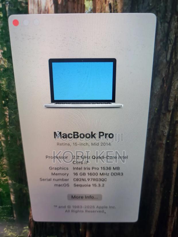 Laptop Apple MacBook Pro 2014 16GB Intel Core I7 SSD 512GB photo 3