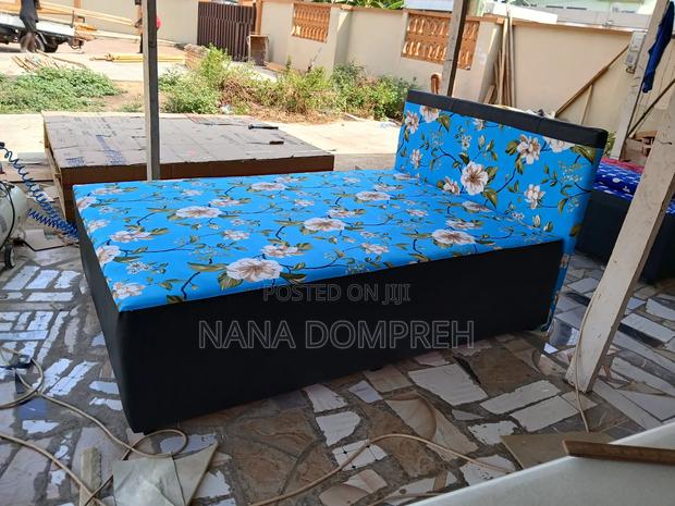 Blue Flowered on Black photo 3