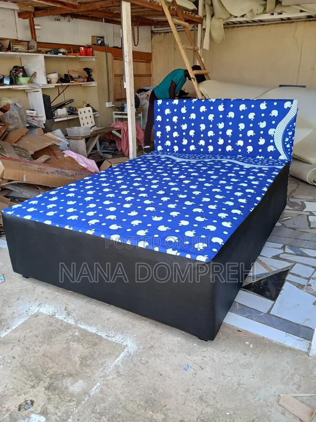 Deep Blue on Black Bed photo 2