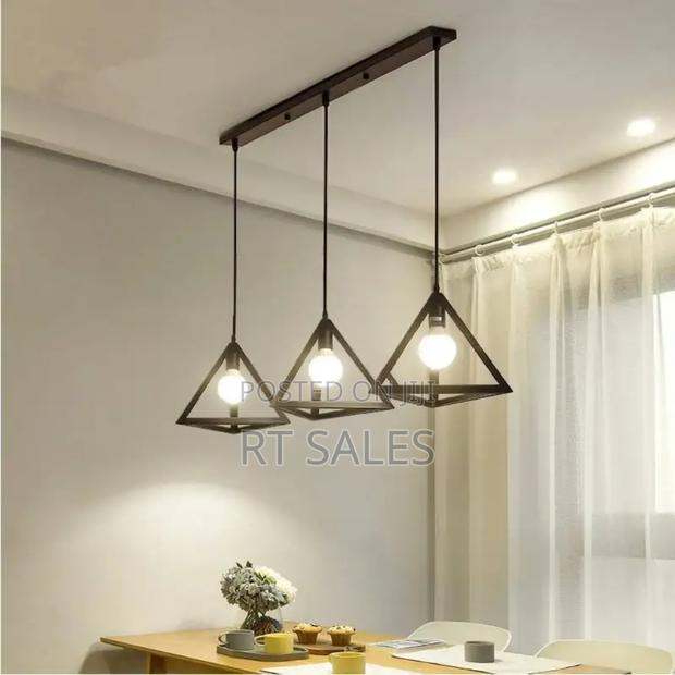 Long and Short Base Triangle Pendant Light. · Photo 3