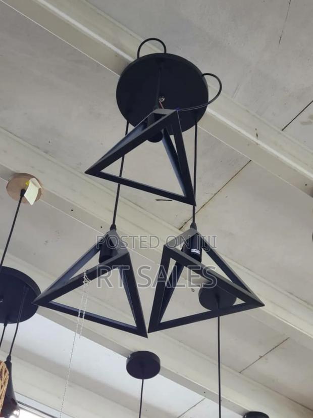 Long and Short Base Triangle Pendant Light. · Photo 4