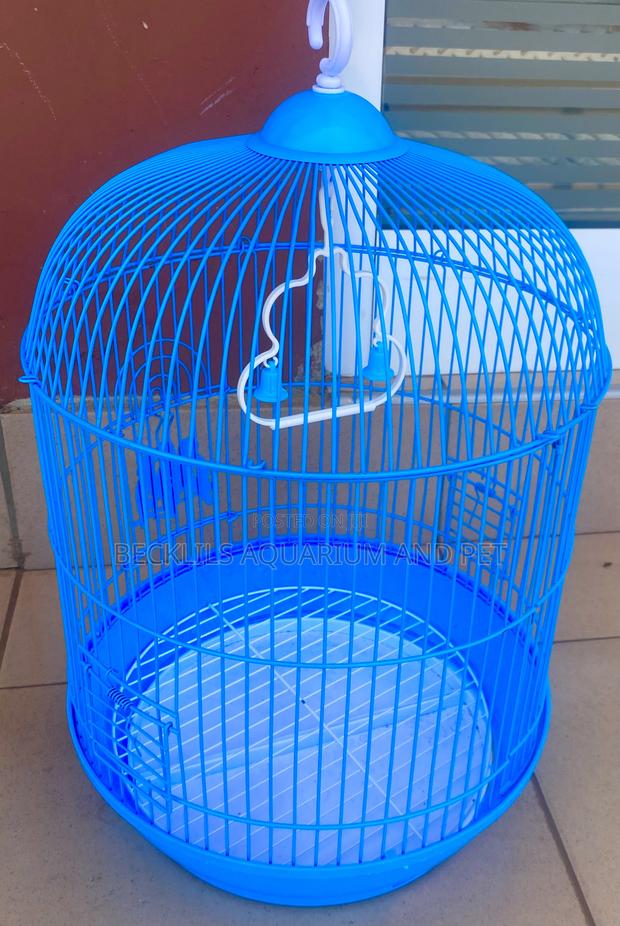 Blue Round Cage for Parrot · Photo 2