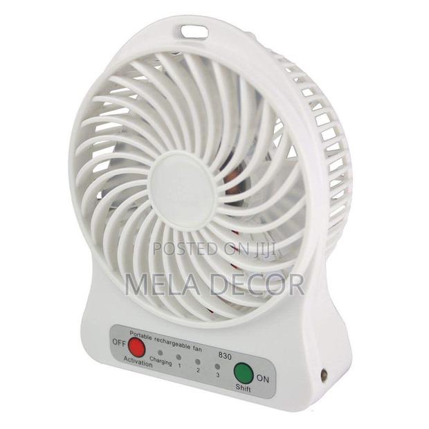 Mini Desk Rechargeable Fans photo 3