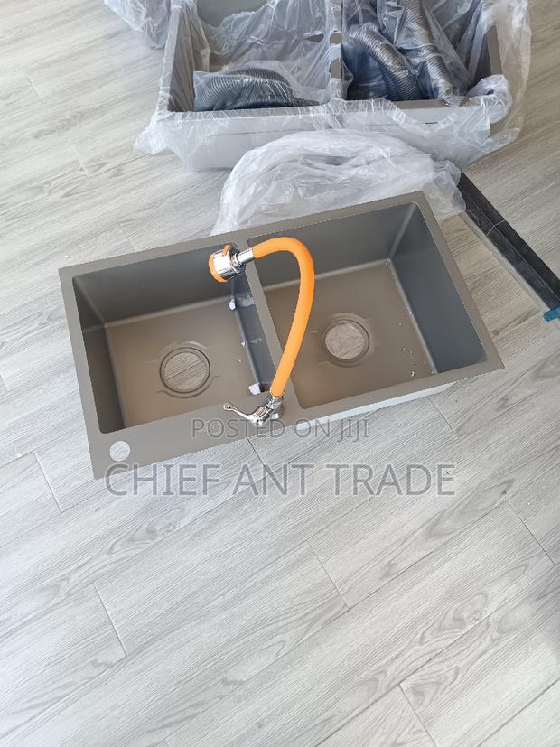 Double Kitchen Sink. Grey 7843gy · Photo 2