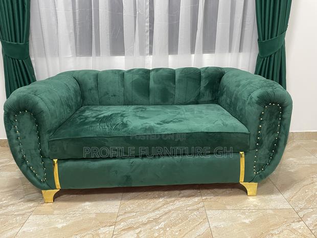 2in1 Fabric Green Sofas Soft Seater// Luxurious And Durability photo 3