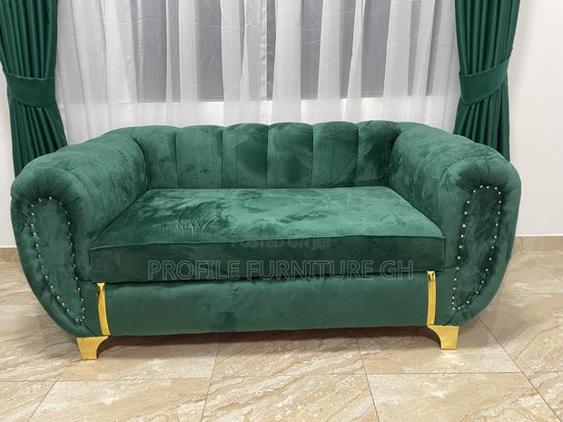 2in1 Fabric Green Sofas Soft Seater// Luxurious And Durability photo 2