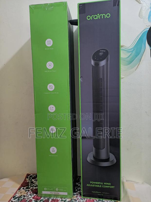 Oraimo Cyberstorm 40 Inch 50w Tower Fan photo 3