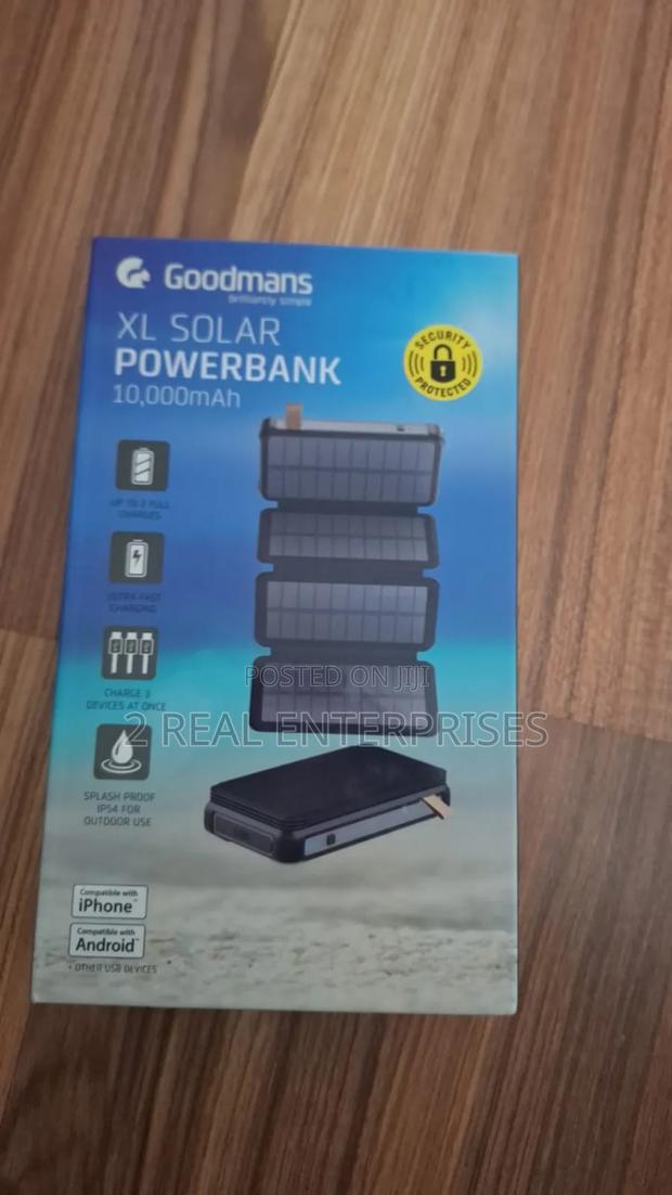 Goodmans Xl Solar Power Bank With Torch Light 10,000mah · Photo 4