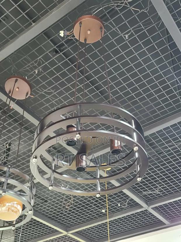 Wooden Round Dropping Ceiling Pendant Light · Photo 4