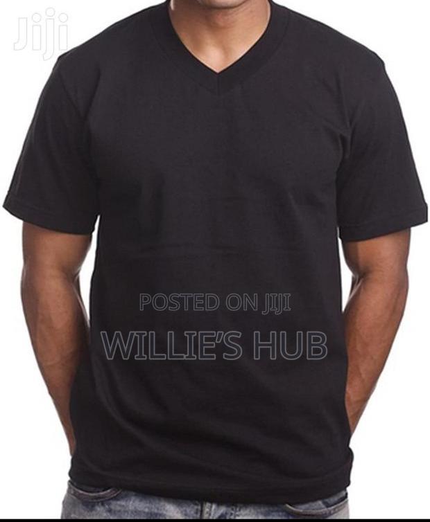 Black Plan V Neck Shirt · Photo 3