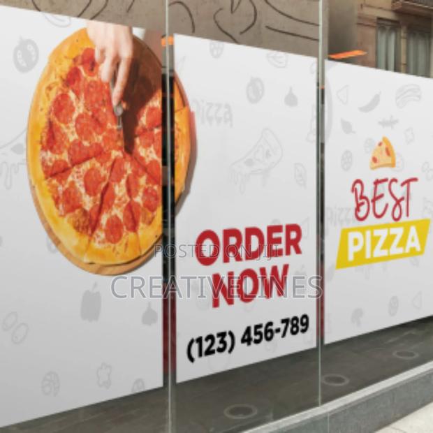 Restaurant Advertising Vinyl