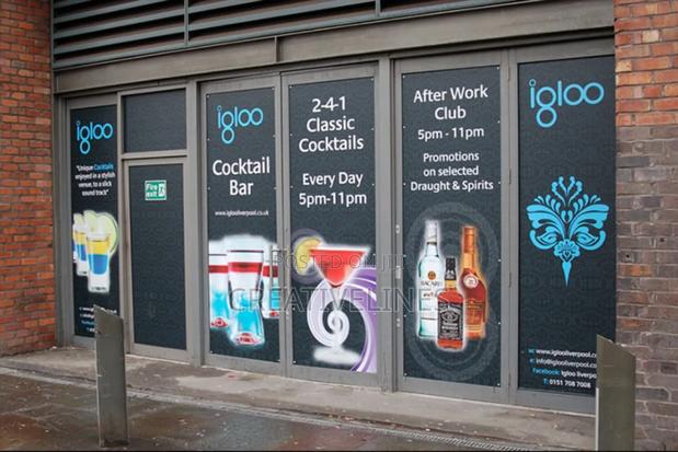 Restaurant Advertising Vinyl