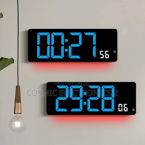 17inch Digital Alarm Wall Clock photo 2