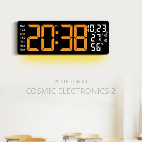 17inch Digital Alarm Wall Clock photo 4