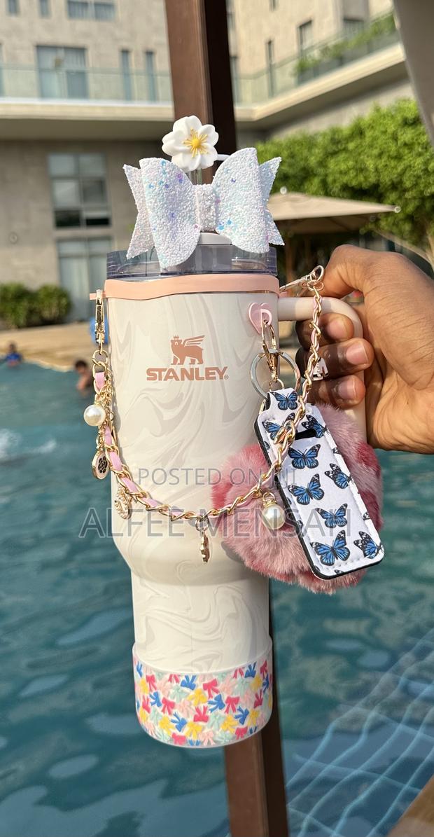 Rose Quartz Swirl Stanley Tumbler 40oz