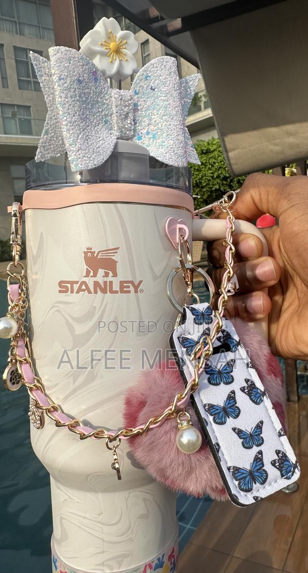 Rose Quartz Swirl Stanley Tumbler 40oz