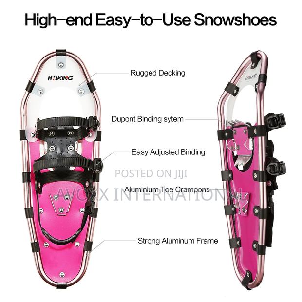 Hrking Lightweight Terrain Showshoes Set,Women Men Kids 21" photo 3