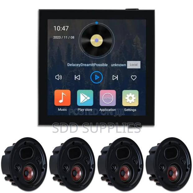 4set of SDD Luxury Ceiling Speaker Woofer 120w Amplfier