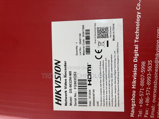 Hikvision 32ch NVR + 8hdd Slot Ds-9632ni-M8 32-Ch 2u NVR · Photo 4