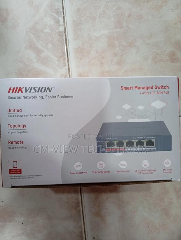 4port Hikvision Poe Managed Switch (Non Gigabit) · Photo 3