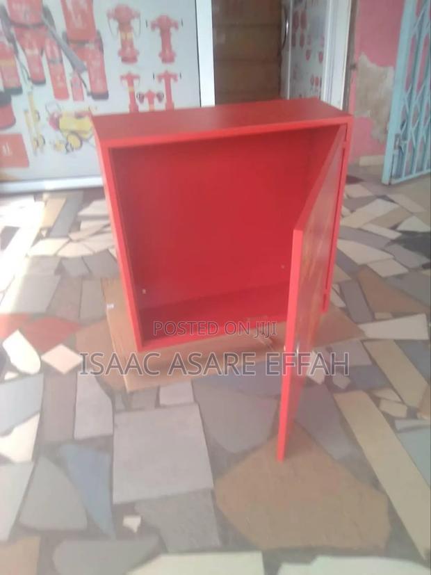 Empty Fire Hose Cabinet