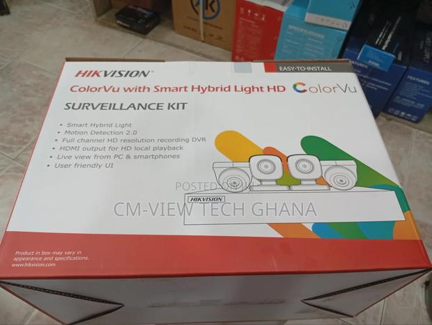 4chanel Hikvision Colorvu With Smart Hd Surveillance Kit · Photo 3