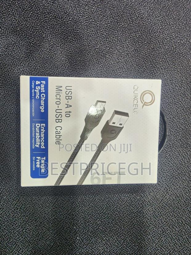 Quikcell Usb-a to Micro-Usb Cable 6ft · Photo 3