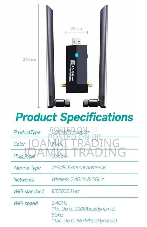 Rtl8812au 1200mbps Dual Band Usb Wifi Adapter: Linux/Windows photo 9