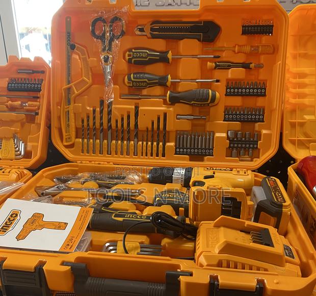 Ingco 165 Pieces Tools Set (With 20v Cordless Lmpact Drill) · Photo 4