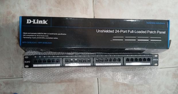 24port Cat6 Patch Panel D-Link · Photo 3