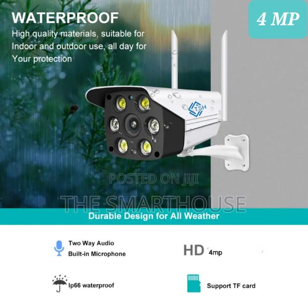Smart 4mp Bullet Wifi CCTV Camera photo 3