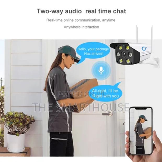 Smart 4mp Bullet Wifi CCTV Camera photo 2